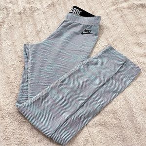 Nike light blue tights